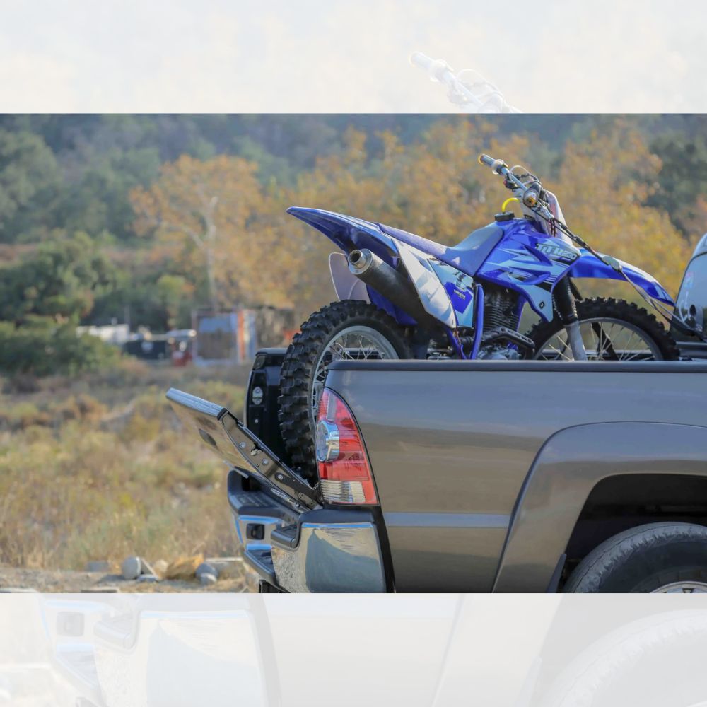 Tacoma dirt bike rack hot sale