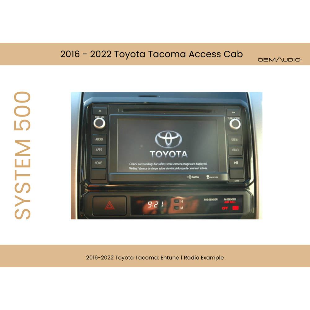 2016-2023 Toyota Tacoma | System 500 | Access Cab Sound System