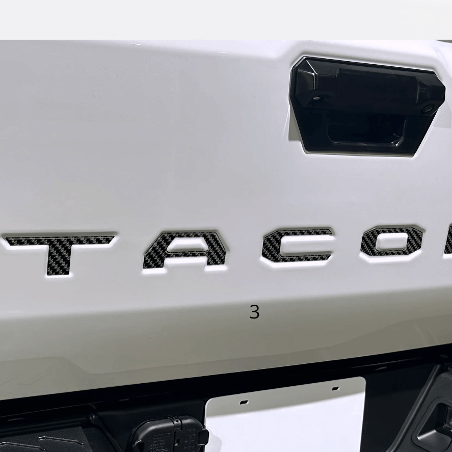 2024+ Toyota Tacoma Tailgate Letter Inserts