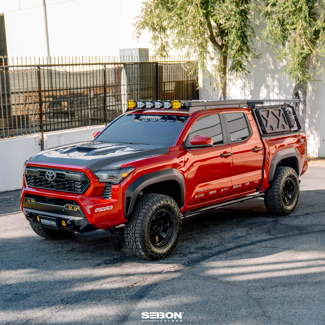 2024+ Toyota Tacoma TS-Style Carbon Fiber Hood