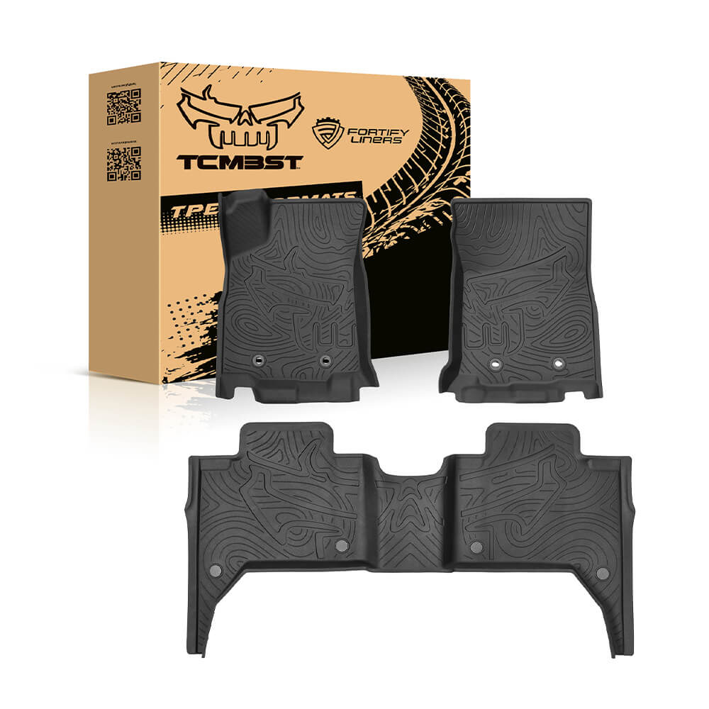 2016-2023 Toyota Tacoma TACOMABEAST Floor Liner | Double Cab - BLACK