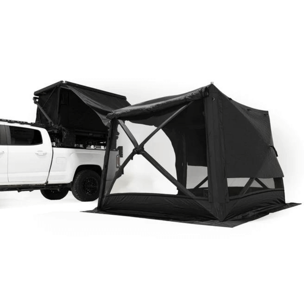 Hub tent top