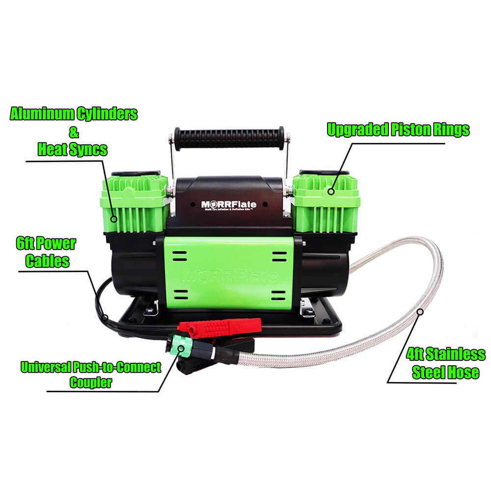 MORRFlate TenSixâ„¢ Portable 12v Off Road Air Compressor