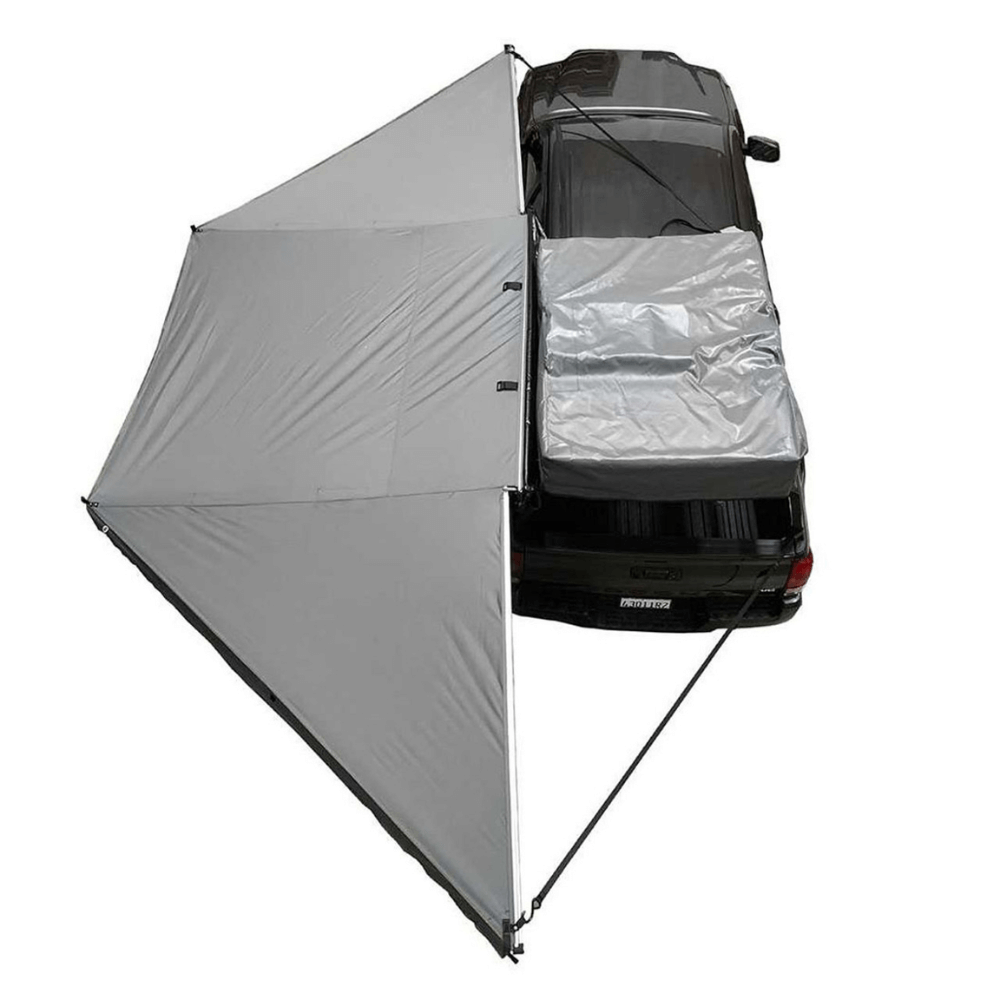 Nomadic Awning 180 Degree - Dark Gray Cover with Black Cover