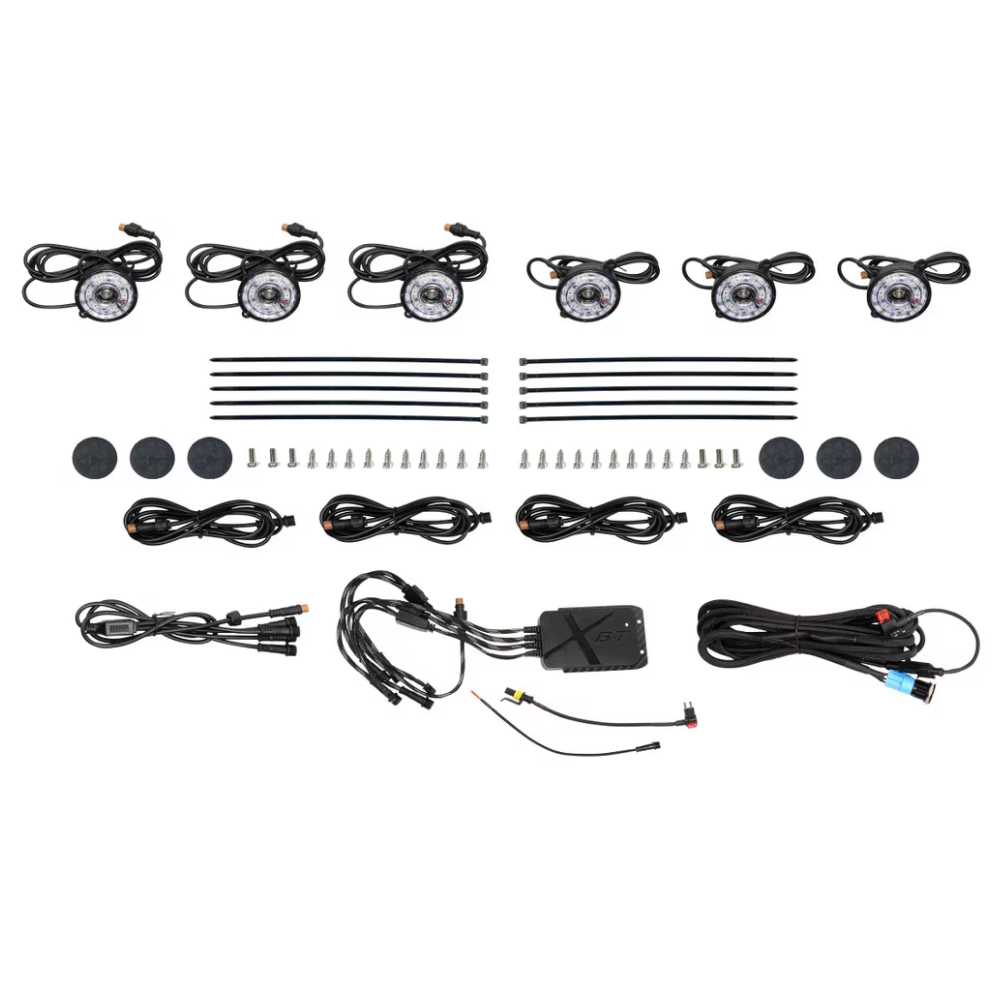 RGB Rock Light Kit: Color Changing (6PC)