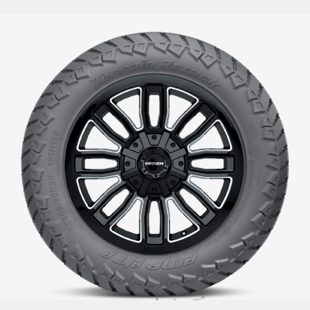 1 X New AMP Terrain Attack A/T A 275/55R20 115/112S Tires main image 1