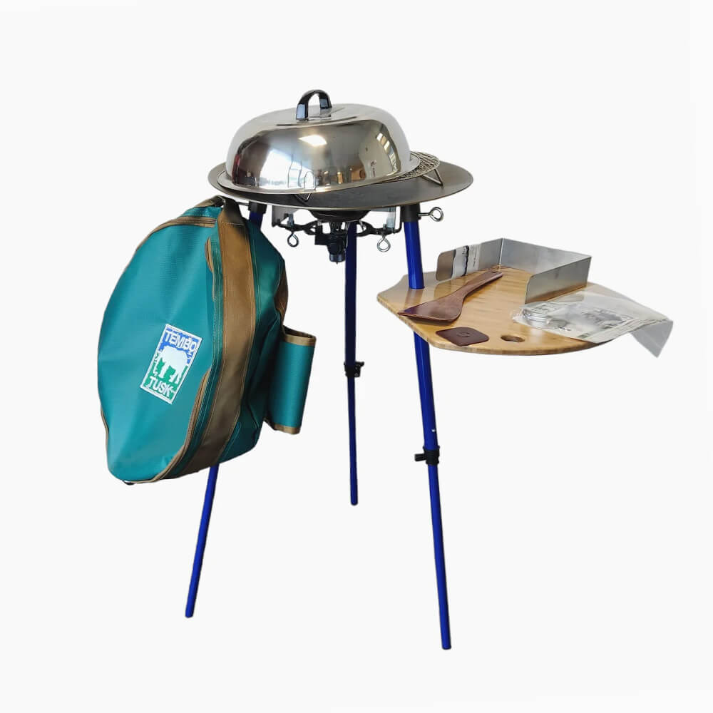 Portable Grill Full Cooking System Skottle and Lid Kit With Carry Bags ORIS