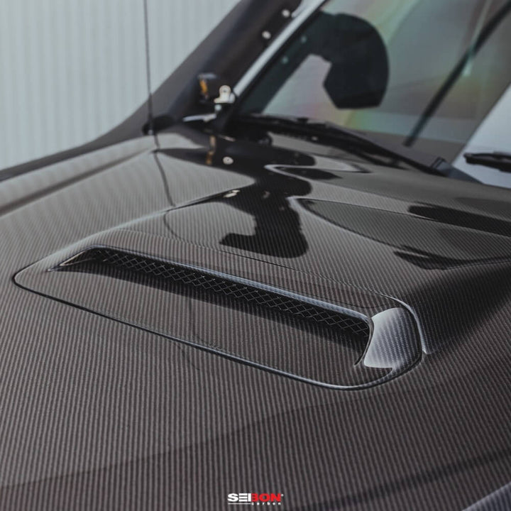 2012-2015 Toyota Tacoma TR-Style Carbon Fiber Hood