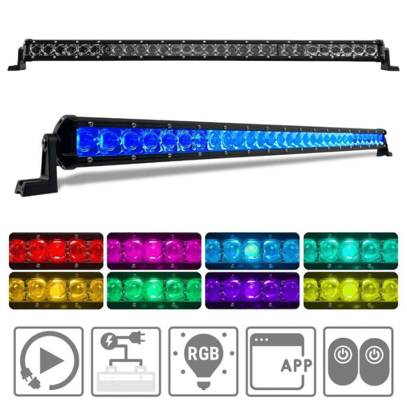 30" Extreme Series Low Profile Combo RGB Light Bar & Harness Kit