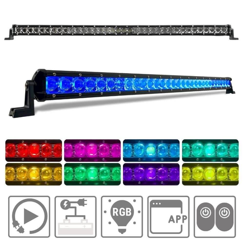 40" Extreme Series Low Profile Combo Rgb Light Bar & Harness Kit