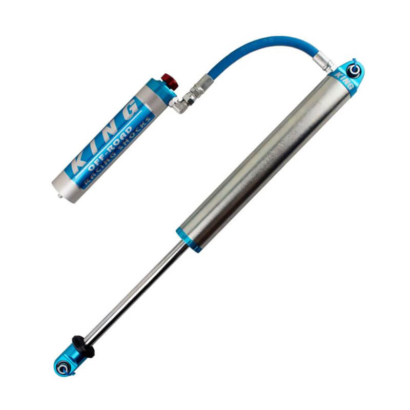 12" 2.5 PR Smoothie Shock Hose Remote Reservoir w/Adjuster | With Click Adjuster (Sold as a Pair)