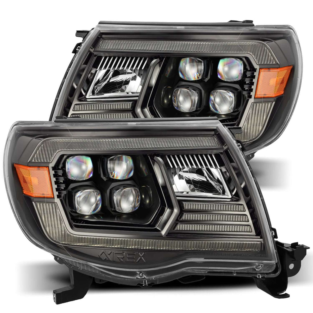2005-2011 Toyota Tacoma NOVA-Series LED Projector Headlights | Clear DRL