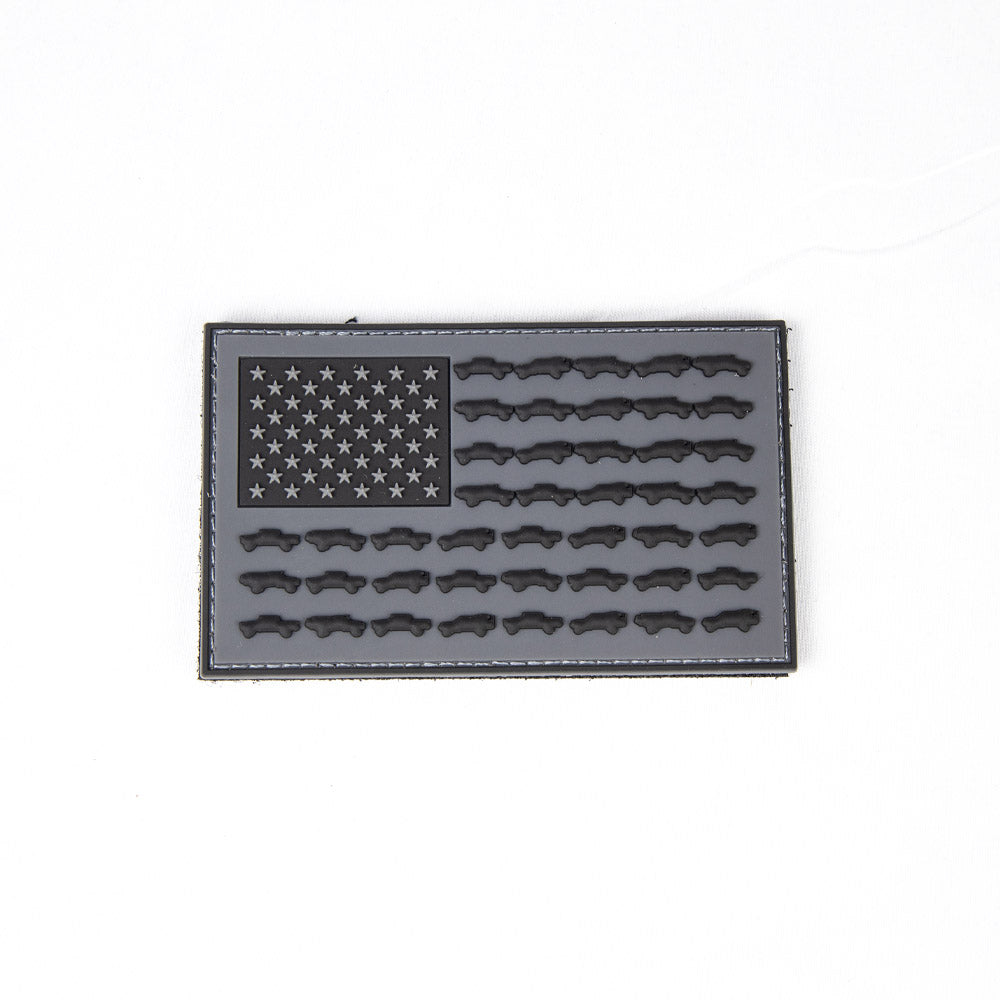 USA Truck Flag PVC Patch