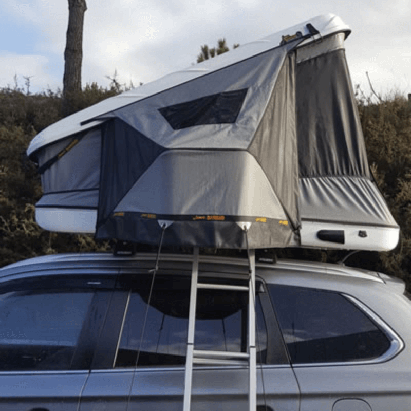 open sided tents Side Awning Tunnel for Clamp Shell Open Tents for Space Roof Tent