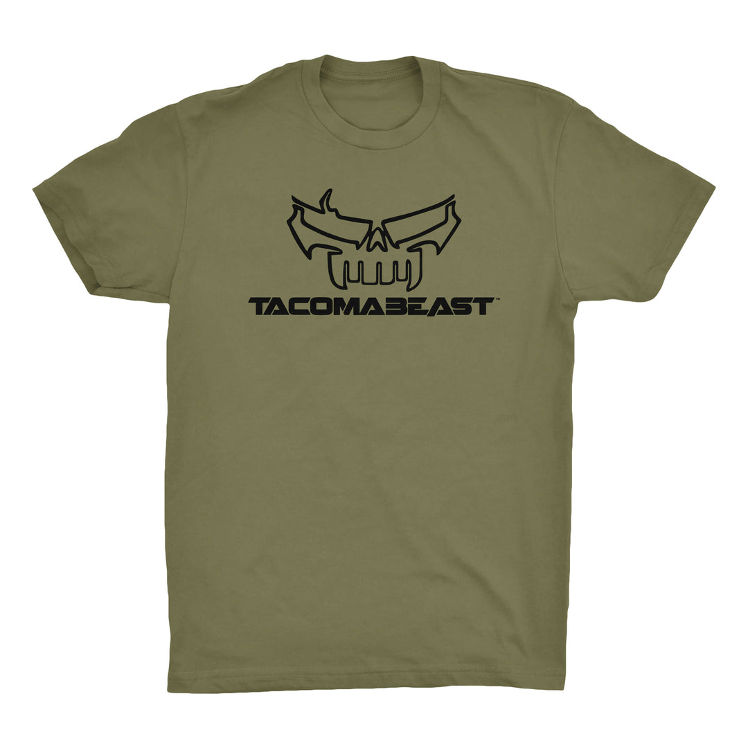 TACOMABEAST Skull Tee - Military Green