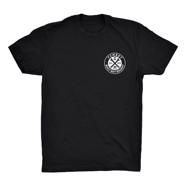 TCMBST BUILT NOT BOUGHT TEE - BLACK