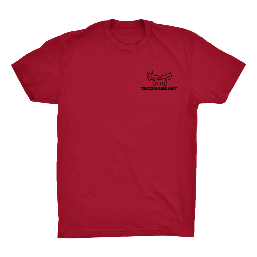 TACOMABEAST Skull Pocket Tee - Red