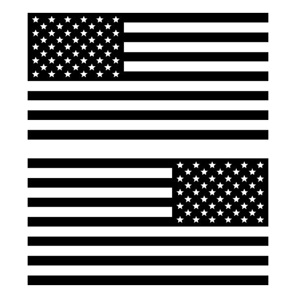 Tactical Military USA Flag Decal (Come in Pairs)