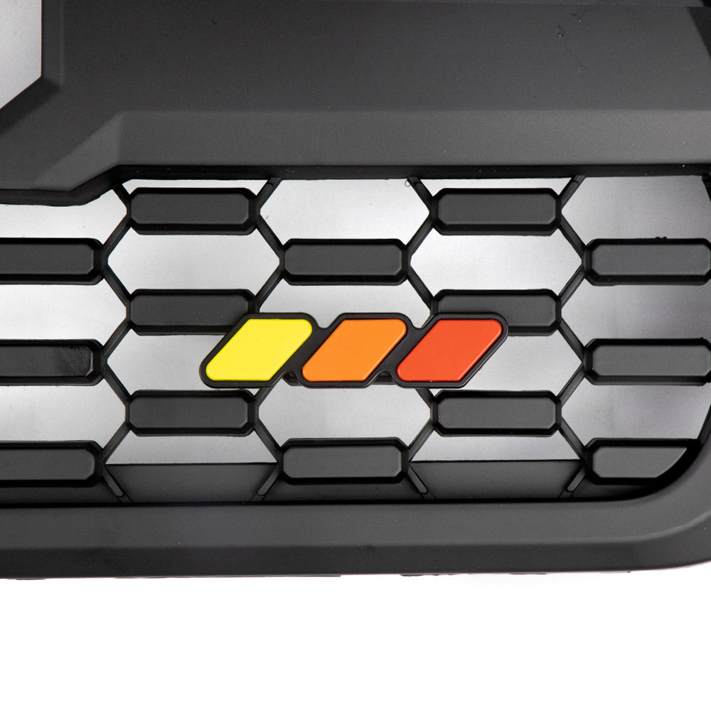 Tri-Color Grille Badge Emblem