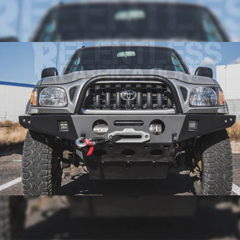 1996-2004 Toyota Tacoma "DEFENDER" Front Plate Bumper