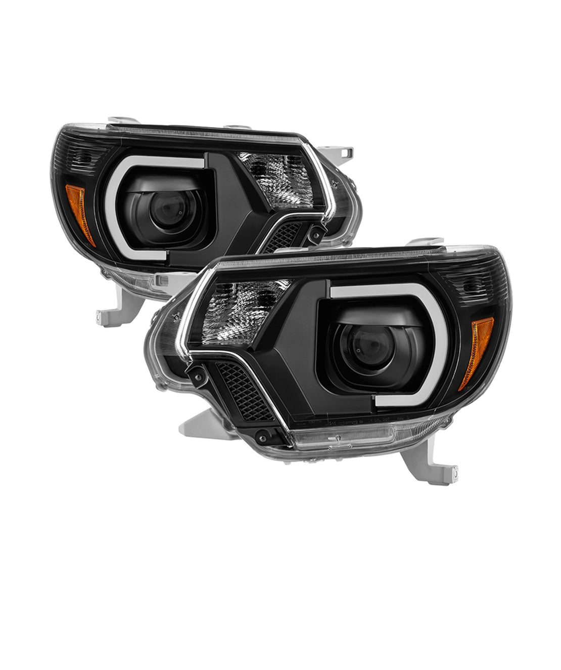 Halo Projector Headlights w/ Light Bar DRL for 2012-2015 Tacoma