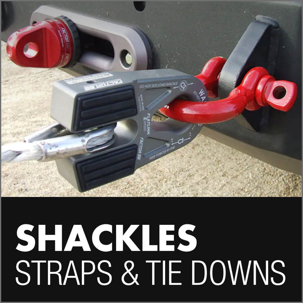 Straps, Shackles and Tie Downs