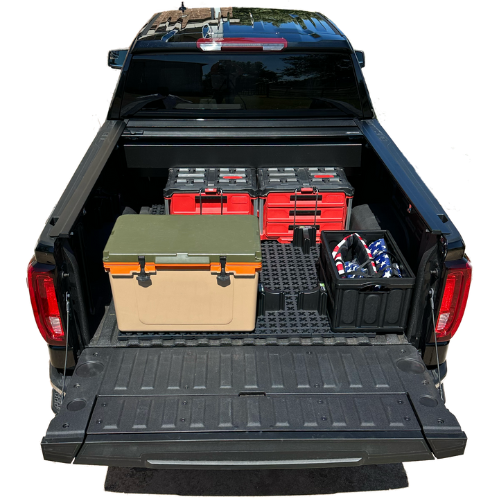 Tmat Truck Bed Organizer Slide Out Mat | Universal Fit for Standard Beds 6' to 6'5"