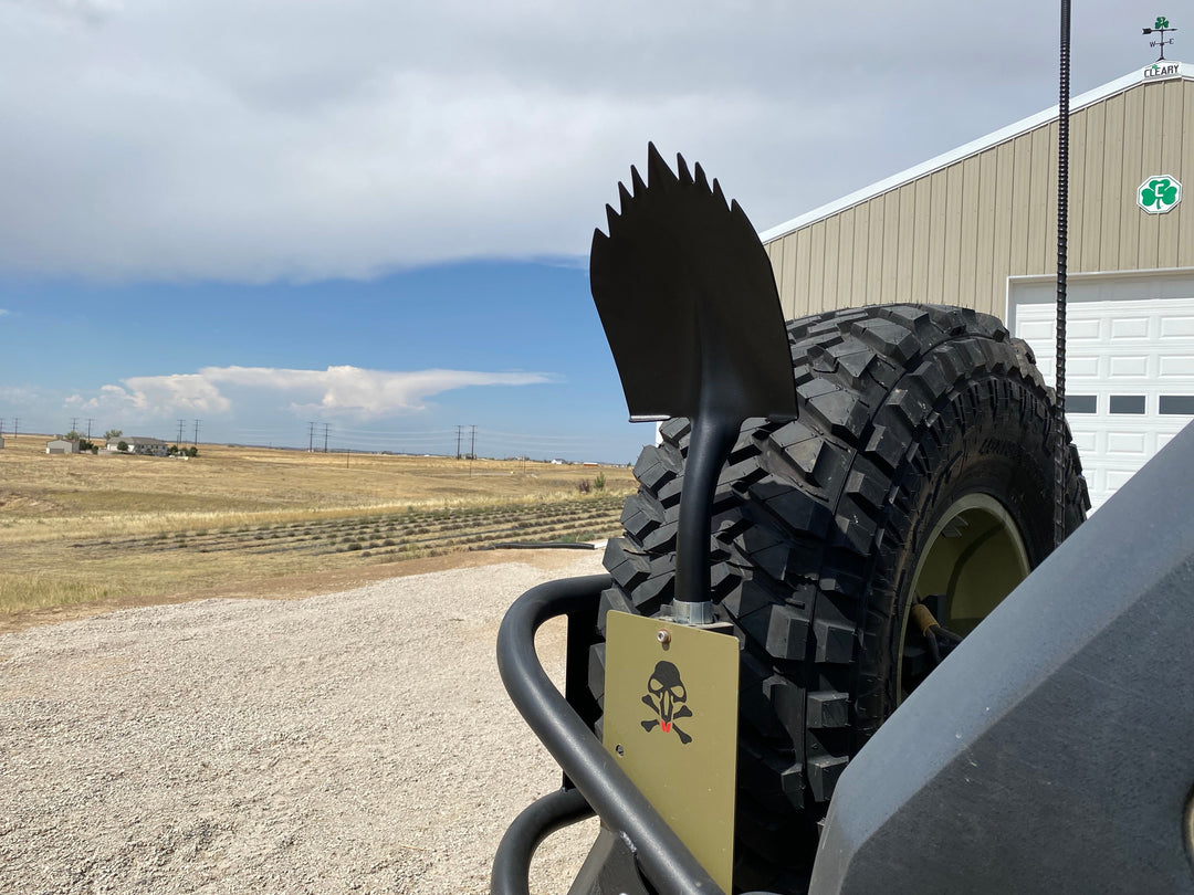Krazy Beaver Shovel | Black Textured Head / Yellow Handle
