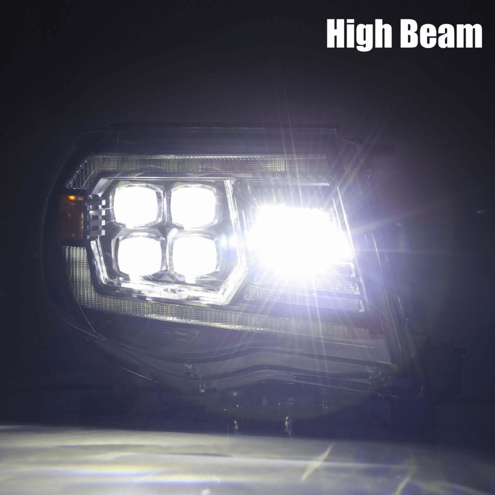 2005-2011 Toyota Tacoma NOVA-Series LED Projector Headlights | Clear DRL