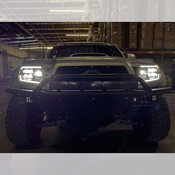 2005-2011 Toyota Tacoma NOVA-Series LED Projector Headlights | Clear DRL