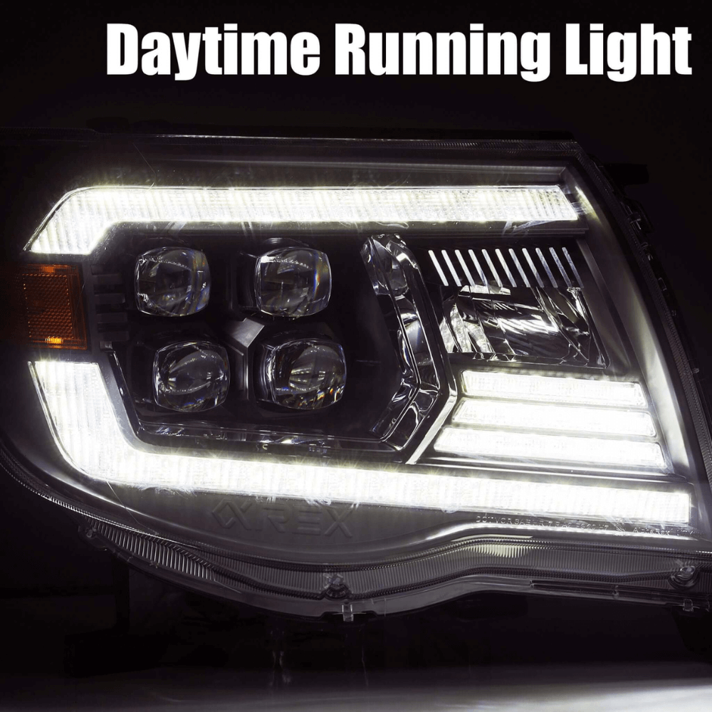 2005-2011 Toyota Tacoma NOVA-Series LED Projector Headlights | Clear DRL