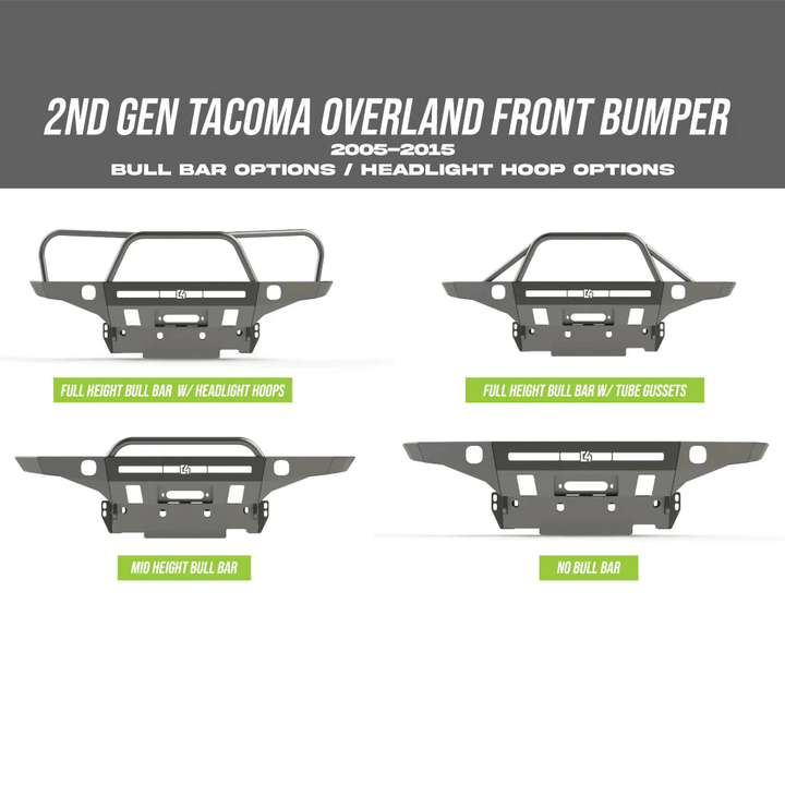 Overland Series Front Bumper Fits 2005-2011 Toyota Tacoma