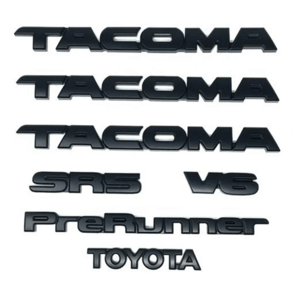 2005-2015 Toyota Tacoma | Tacoma Blackout Emblem Overlay Kit