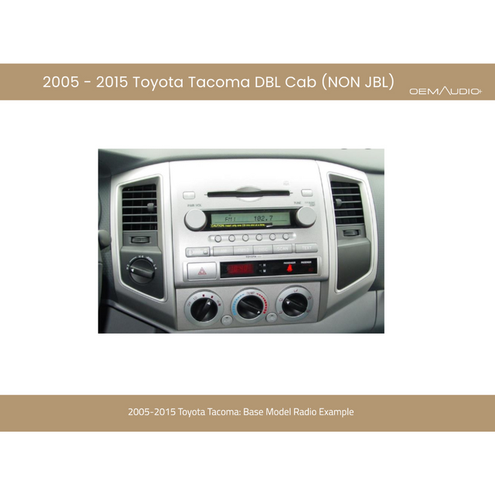 2005-2015 Toyota Tacoma DBL Cab System+ Series