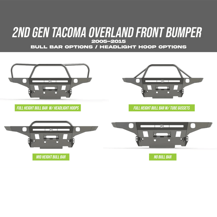 2005-2015 Toyota Tacoma Overland Series Front Bumper