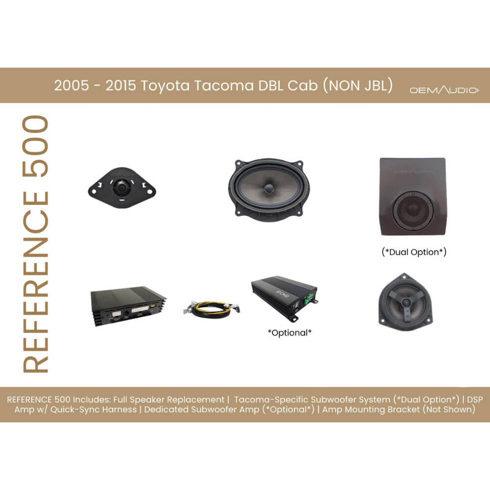 2005-2015 Toyota Tacoma | Reference 500 | Access Cab Sound System