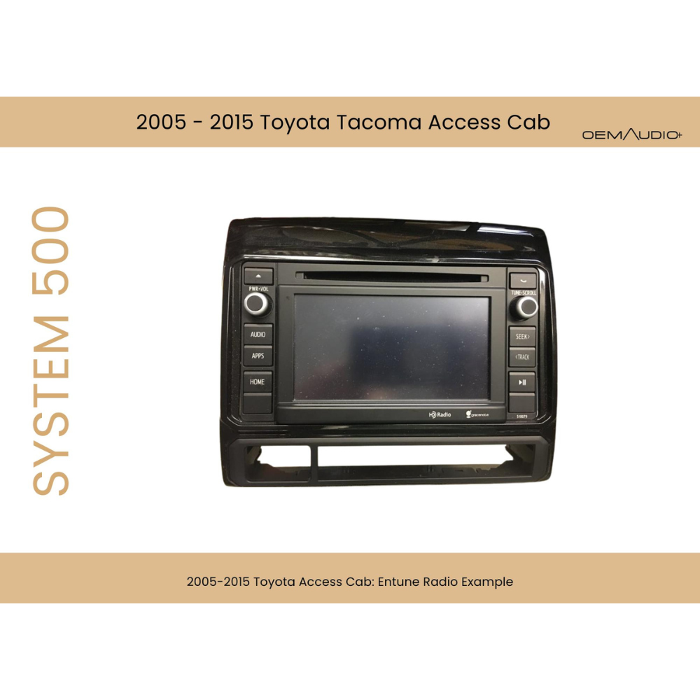 2005-2015 Toyota Tacoma | System 500 | Access Cab Sound System