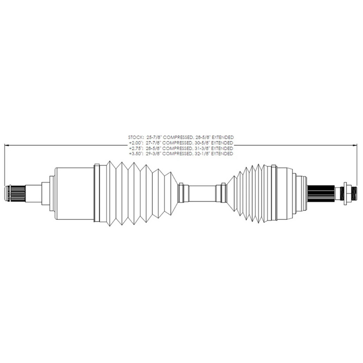 2005-2023 Toyota Tacoma Longfield IFS Axle Set