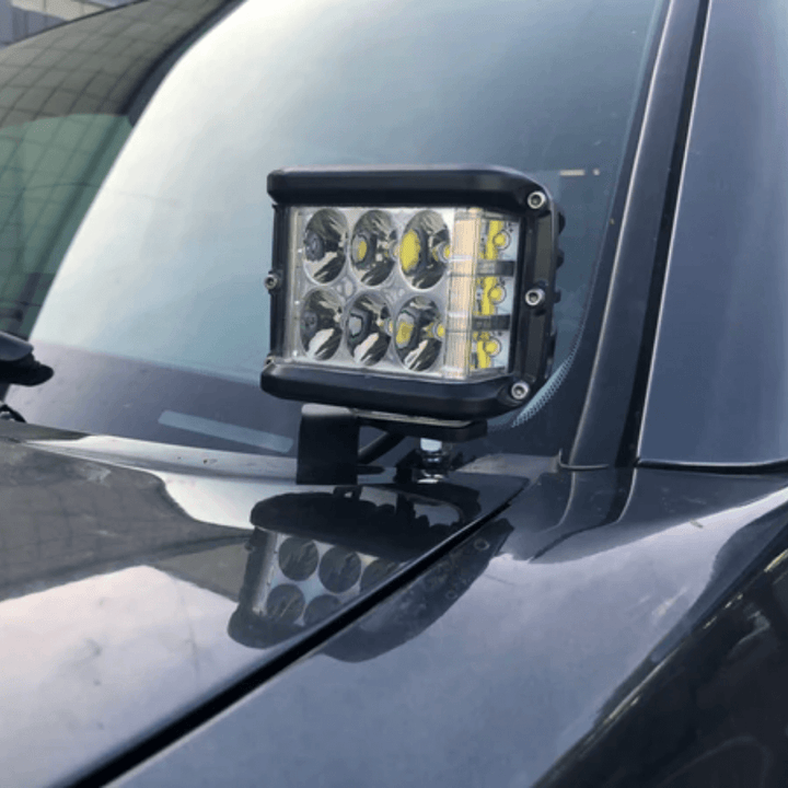 2005-2023 Toyota Tacoma Low Profile LED Ditch Light Brackets Kit