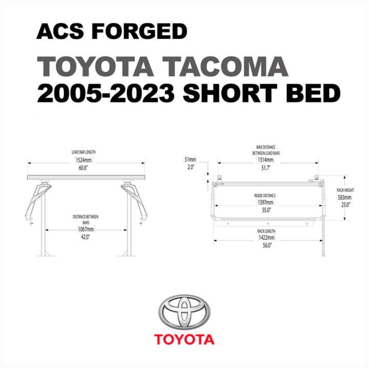 2005-2023 Toyota Tacoma Active Cargo System | FORGED