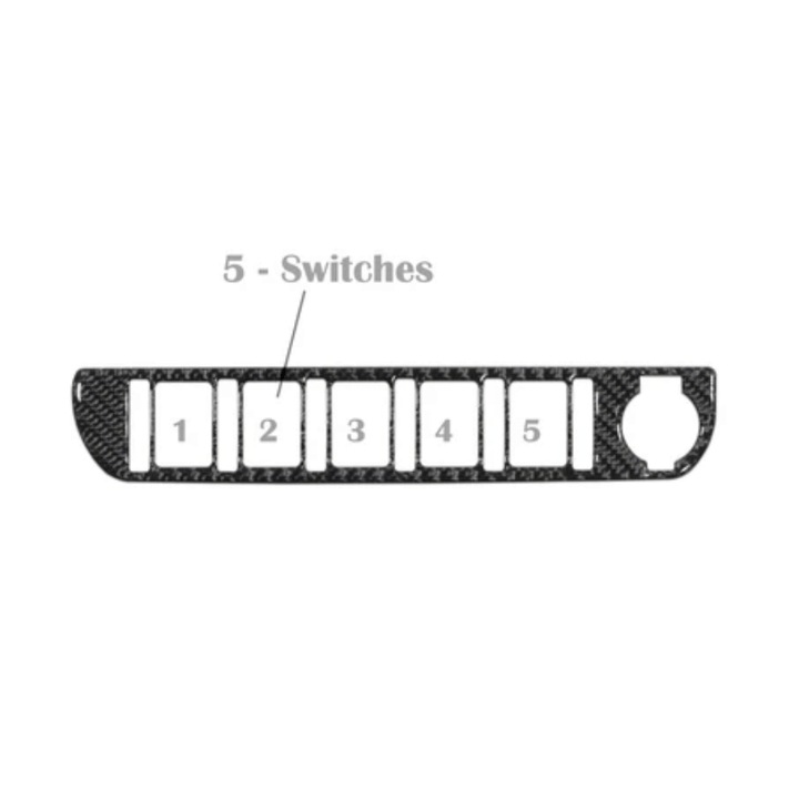 2016-2023 Toyota Tacoma Center Dash Switch Panel Accent