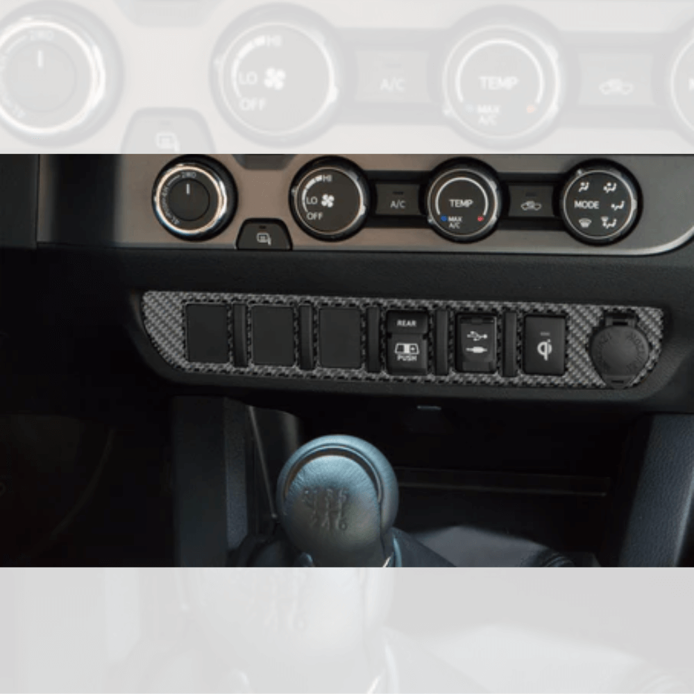 2016-2023 Toyota Tacoma Center Dash Switch Panel Accent