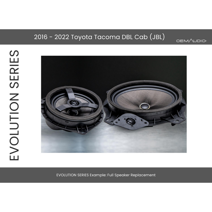 2016-2023 Toyota Tacoma | Evolution Series | DBL cab with JBL Sound System