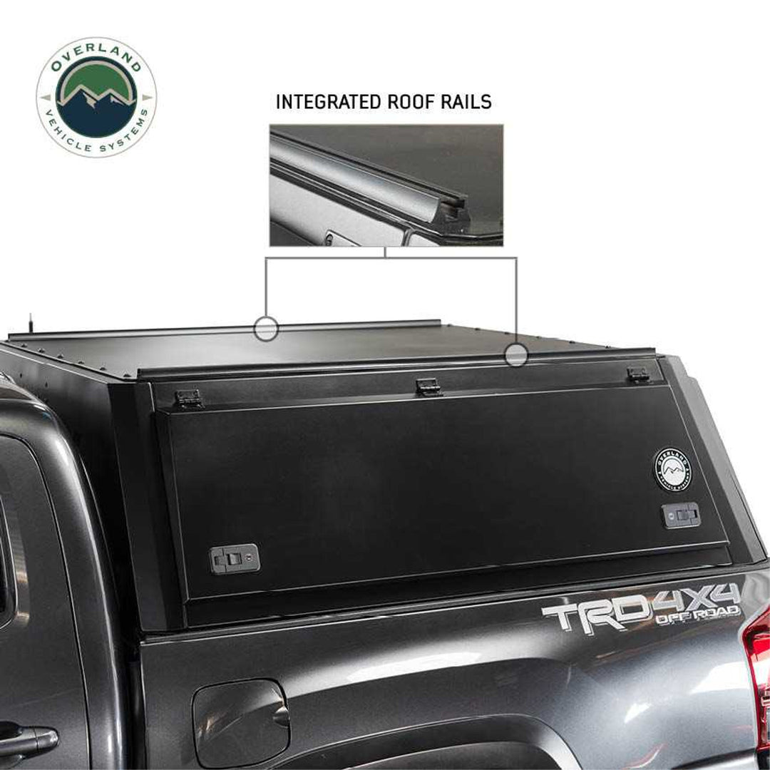 2016-2023 Toyota Tacoma Expedition - Truck Cap w/Full Wing Doors, Front and Rear Windows & 3rd Brake Light