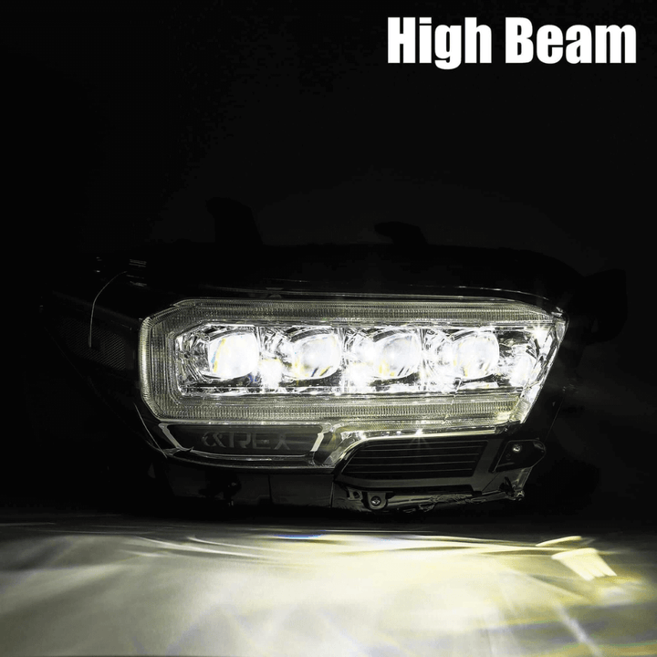 2016-2023 Toyota Tacoma NOVA-Series LED Projector Headlights | Amber/Clear DRL