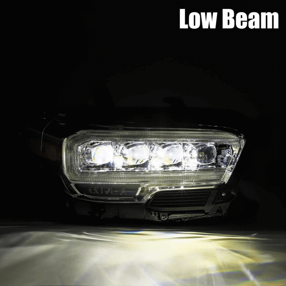 2016-2023 Toyota Tacoma NOVA-Series LED Projector Headlights | Amber/Clear DRL