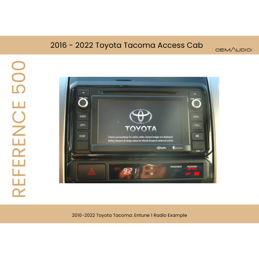 2016-2023 Toyota Tacoma | Reference 500 | Access Cab Sound System
