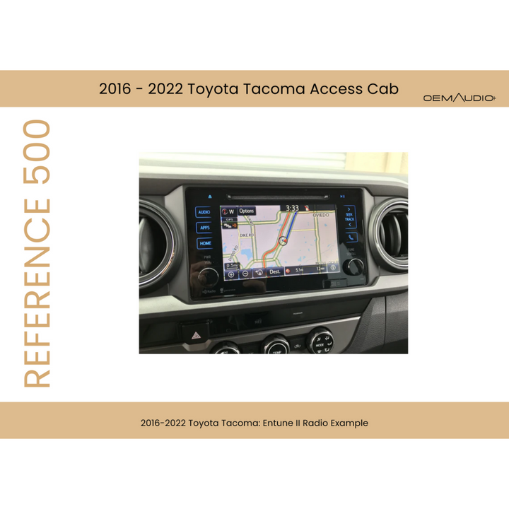 2016-2023 Toyota Tacoma | Reference 500 | Access Cab Sound System