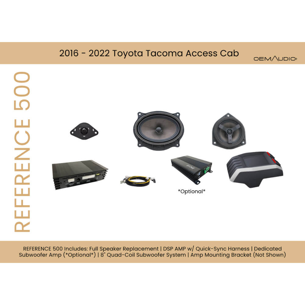 2016-2023 Toyota Tacoma | Reference 500 | Access Cab Sound System