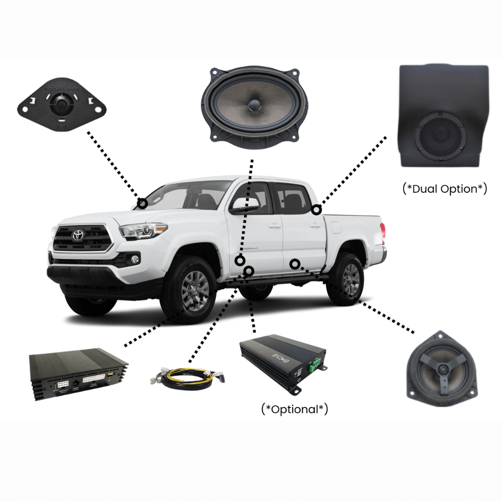 2016-2023 Toyota Tacoma | Reference Series | Double Cab Sound System